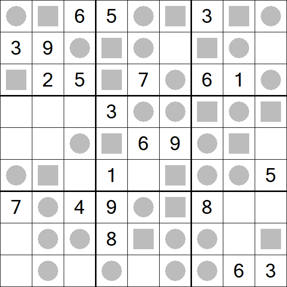Even-Odd Sudoku - Medium