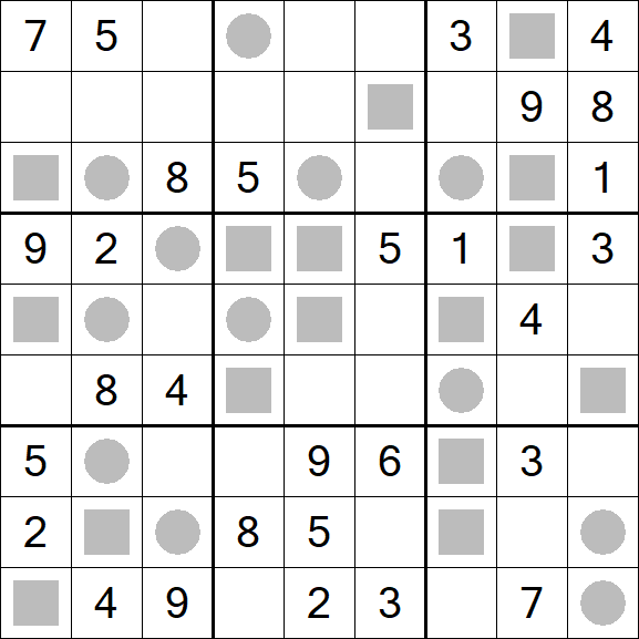 Even-Odd Sudoku - Medium