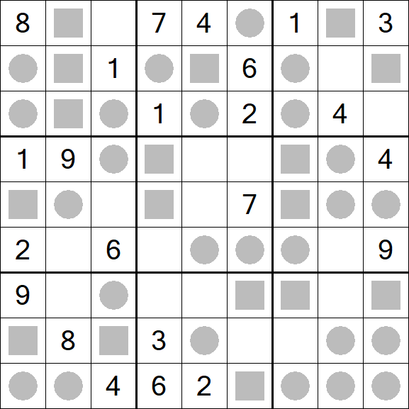 Even-Odd Sudoku - Medium