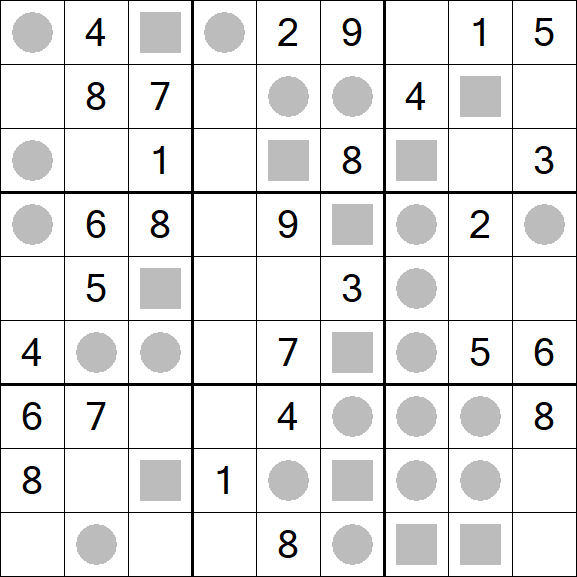 Even-Odd Sudoku - Medium