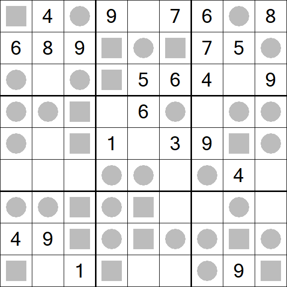 Even-Odd Sudoku - Medium