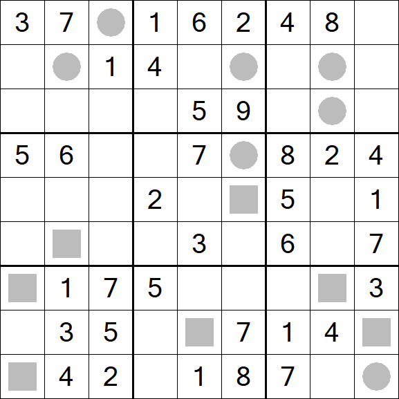 Even-Odd Sudoku - Medium