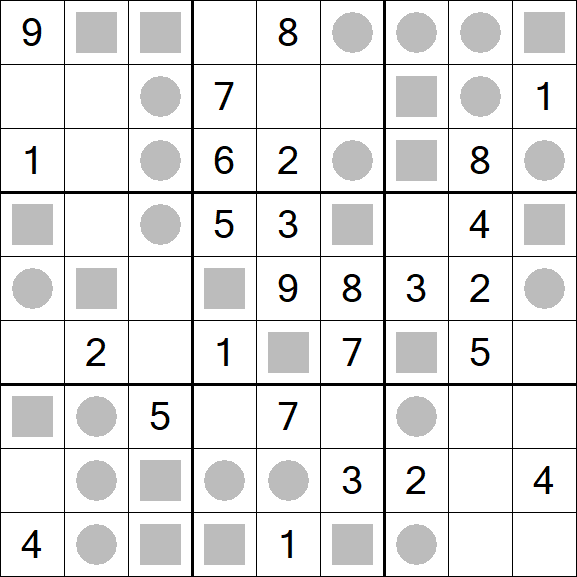 Even-Odd Sudoku - Medium