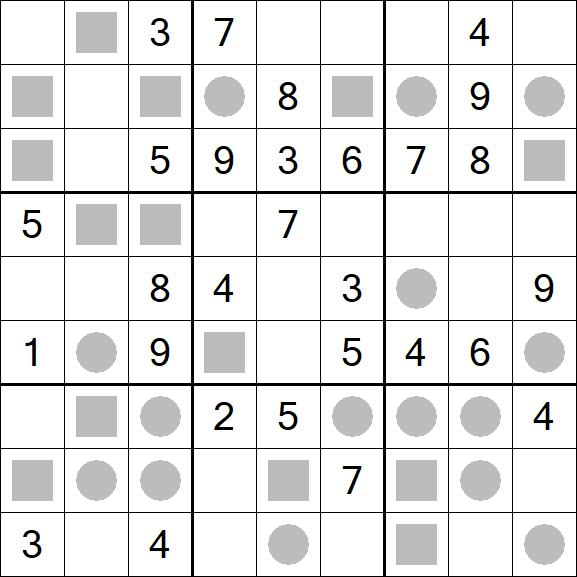 Even-Odd Sudoku - Medium