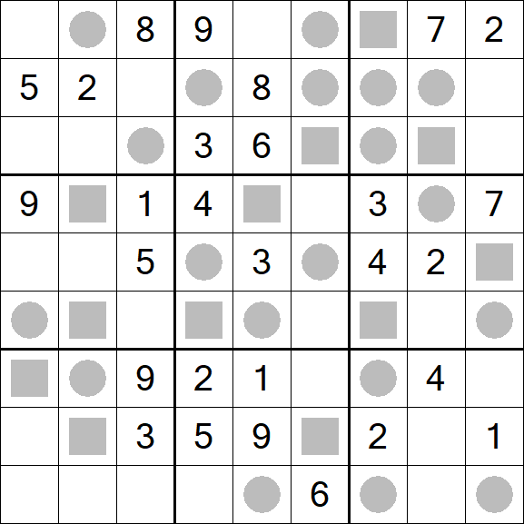 Even-Odd Sudoku - Medium