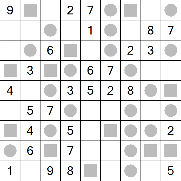 Even-Odd Sudoku - Medium