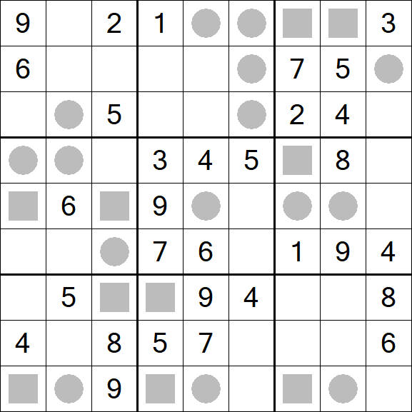Even-Odd Sudoku - Medium