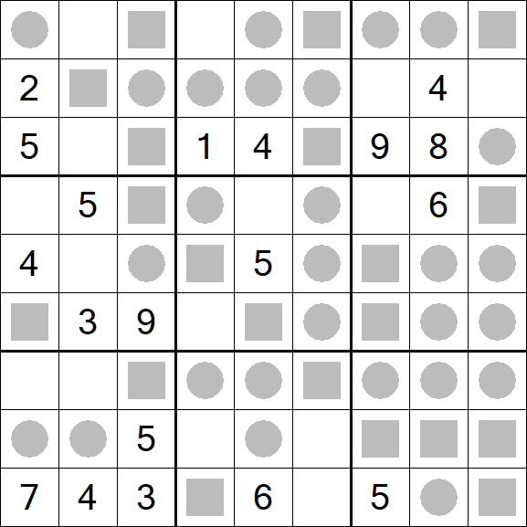 Even-Odd Sudoku - Medium