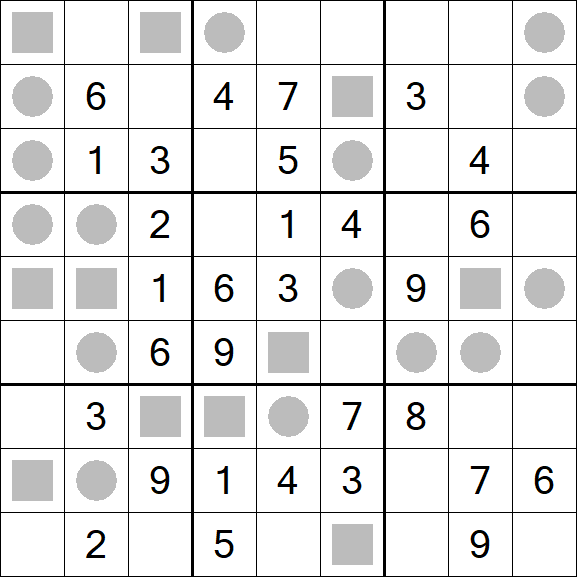 Even-Odd Sudoku - Medium