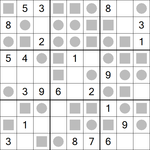 Even-Odd Sudoku - Medium