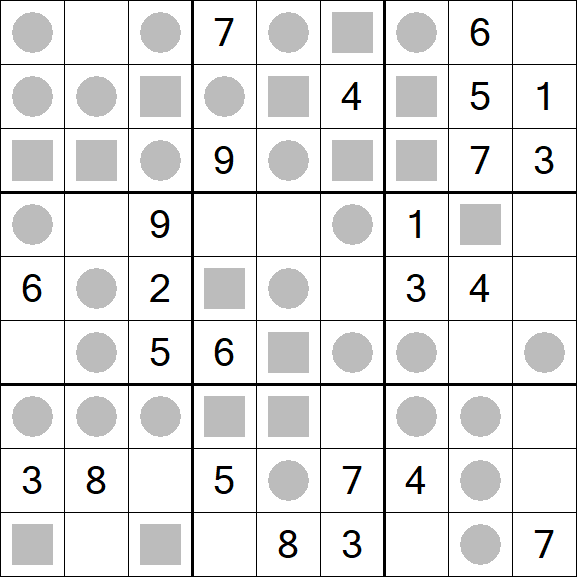 Even-Odd Sudoku - Medium