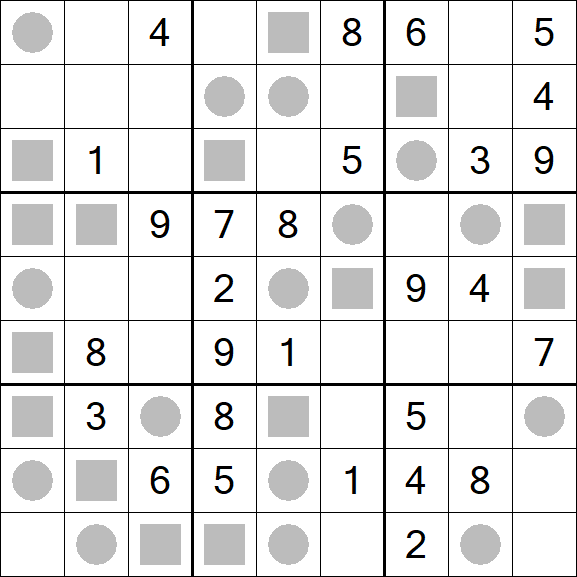 Even-Odd Sudoku - Medium