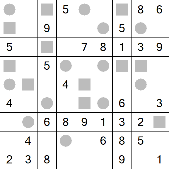 Even-Odd Sudoku - Medium
