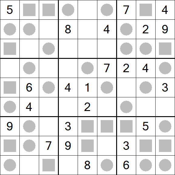 Even-Odd Sudoku - Medium