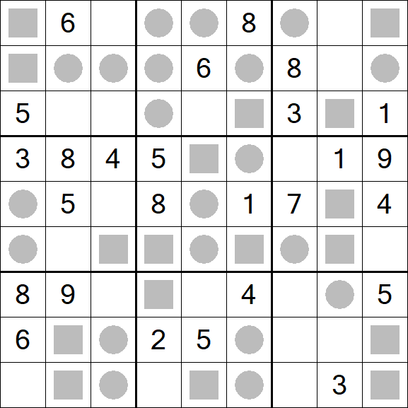Even-Odd Sudoku - Medium