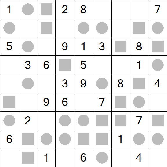 Even-Odd Sudoku - Medium