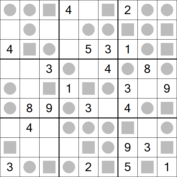 Even-Odd Sudoku - Medium