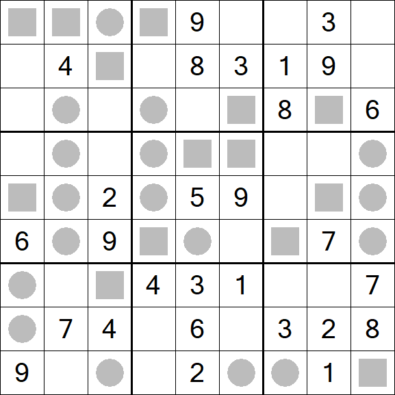 Even-Odd Sudoku - Medium