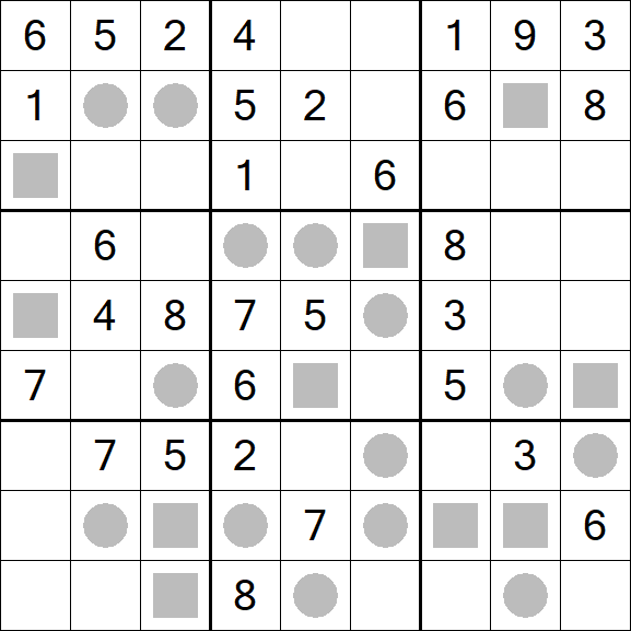 Even-Odd Sudoku - Medium