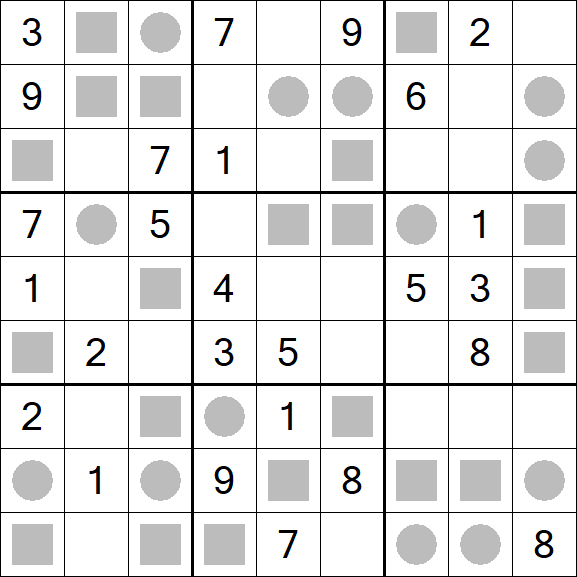 Even-Odd Sudoku - Medium
