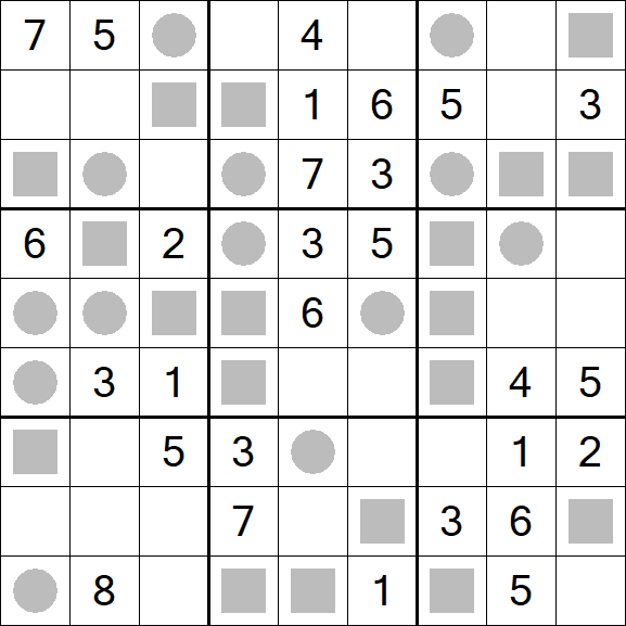 Even-Odd Sudoku - Medium