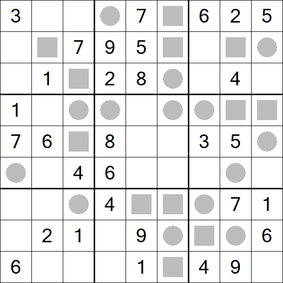 Even-Odd Sudoku - Medium