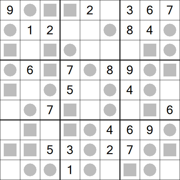 Even-Odd Sudoku - Medium