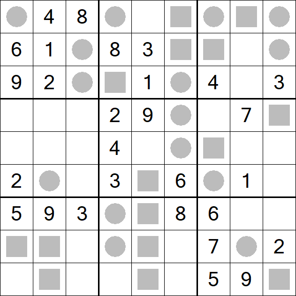 Even-Odd Sudoku - Medium