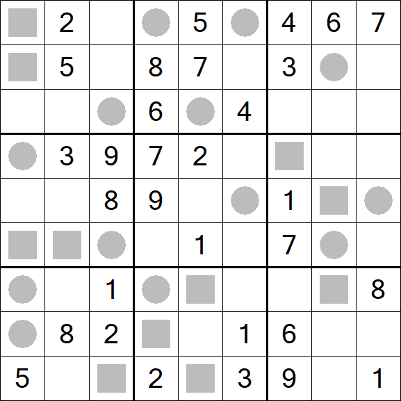 Even-Odd Sudoku - Medium