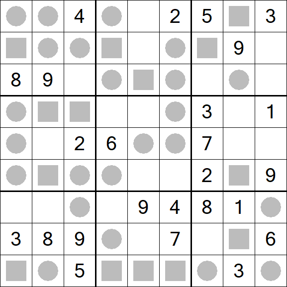 Even-Odd Sudoku - Medium