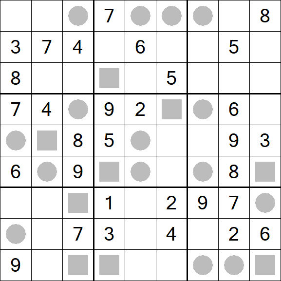 Even-Odd Sudoku - Medium