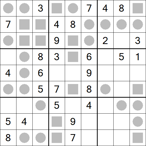 Even-Odd Sudoku - Medium