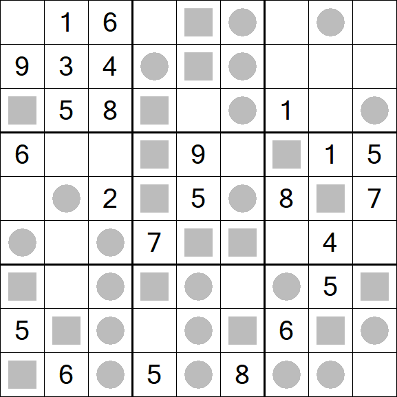 Even-Odd Sudoku - Medium