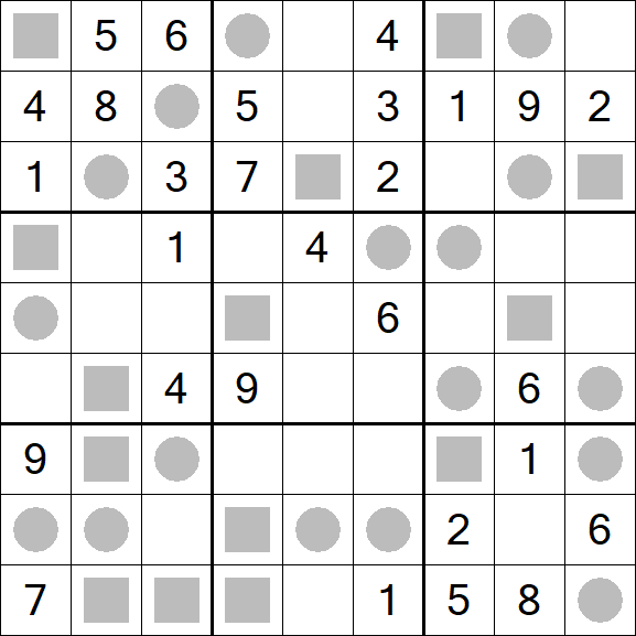 Even-Odd Sudoku - Medium