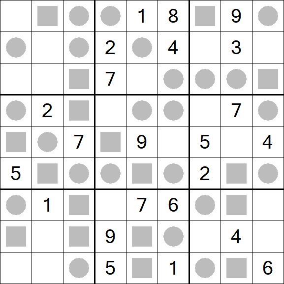 Even-Odd Sudoku - Medium
