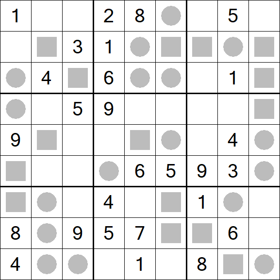 Even-Odd Sudoku - Medium