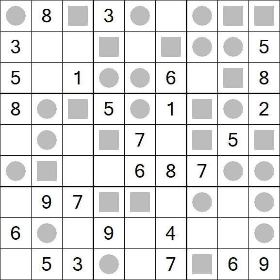 Even-Odd Sudoku - Medium