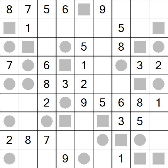 Even-Odd Sudoku - Medium