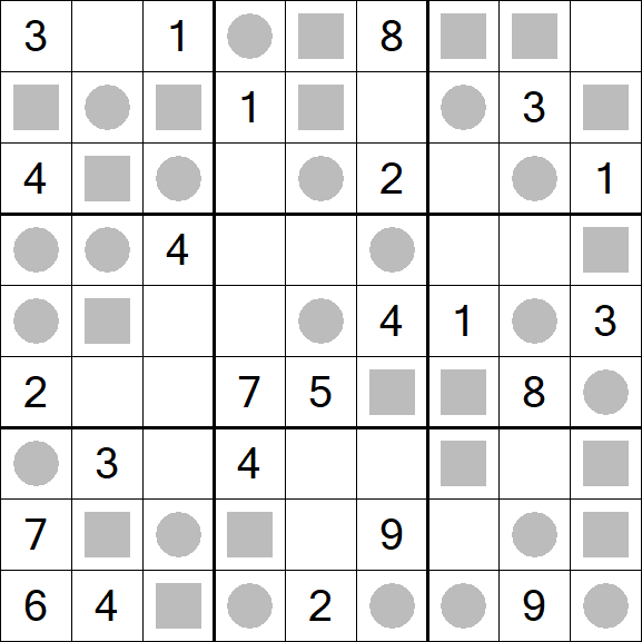 Even-Odd Sudoku - Medium