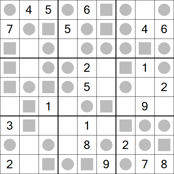 Even-Odd Sudoku - Medium