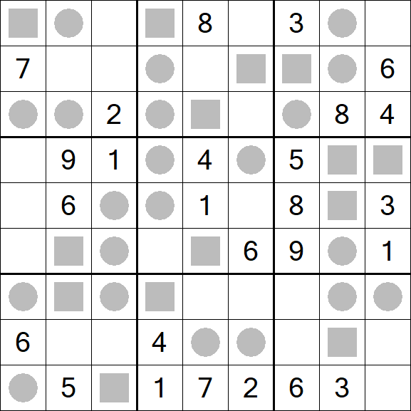 Even-Odd Sudoku - Medium