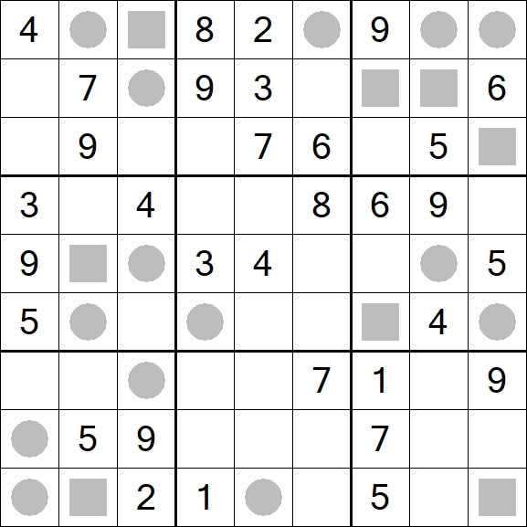 Even-Odd Sudoku - Medium
