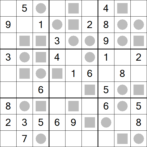 Even-Odd Sudoku - Medium