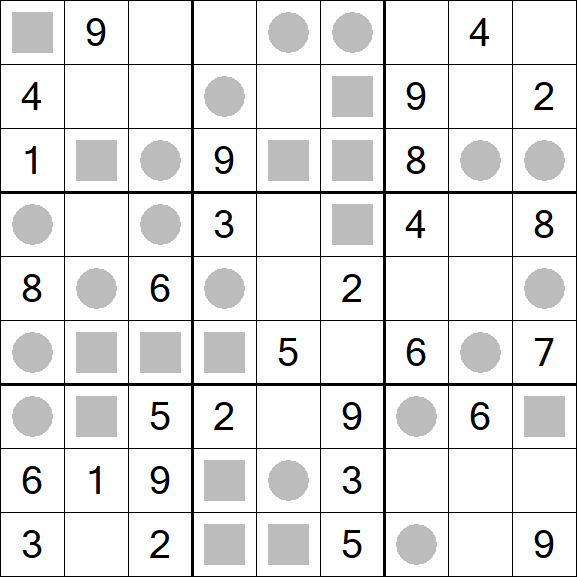 Even-Odd Sudoku - Medium