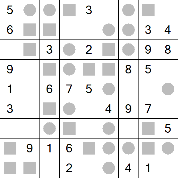 Even-Odd Sudoku - Medium