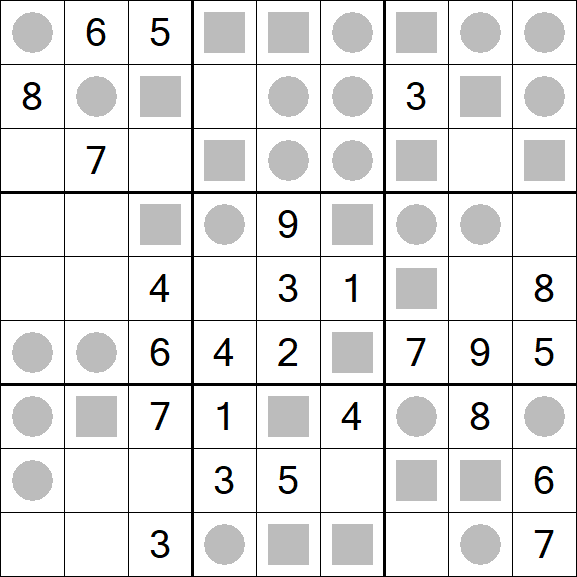 Even-Odd Sudoku - Medium