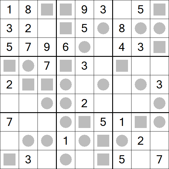 Even-Odd Sudoku - Medium