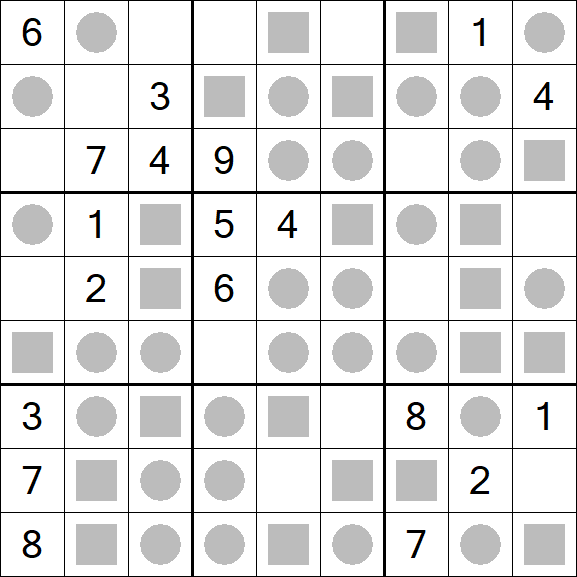 Even-Odd Sudoku - Medium