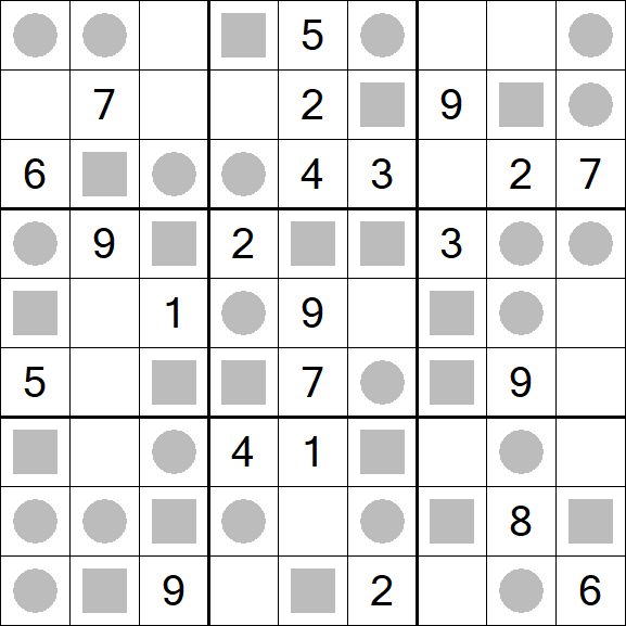 Even-Odd Sudoku - Medium