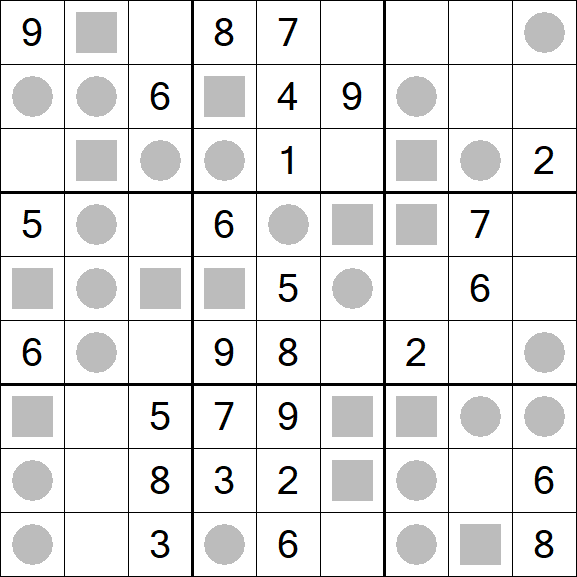 Even-Odd Sudoku - Medium